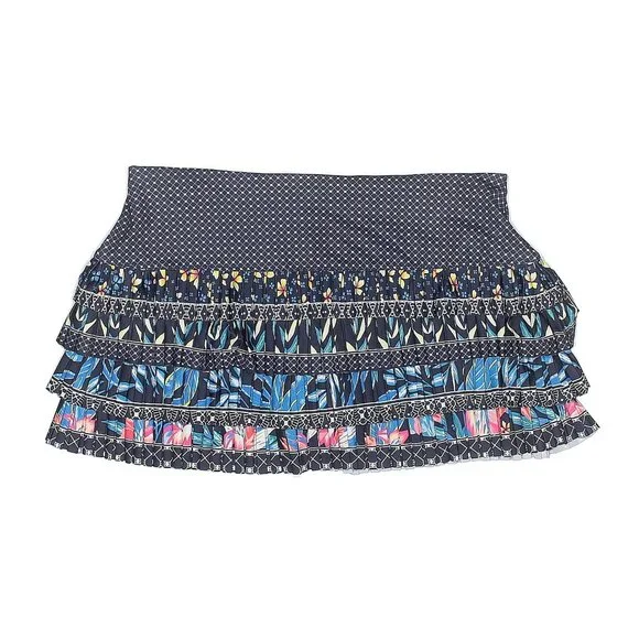 LUCKY IN LOVE skirt keeping it RIO Tennis Skort pleated skirt navy sz LARGE - Picture 2 of 7